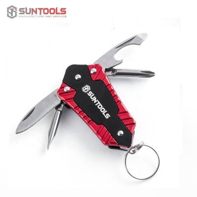 China Funcational Multi Functional Women EDC Multi Functional Key Chain Rings Gift Multi Functional Pocket Knife for sale