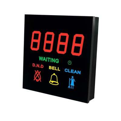 China LEDbacklight Indicating Mini Size Electronic Smart Room Number Sign With LED Light for sale