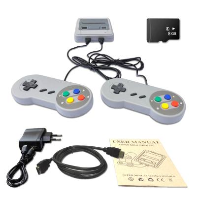 China SUPER Classic Multi Players MINI SNES SFC N-ES Retro Support 821 Games Video Game Console TV Game Player Item With Dual Gamepads for sale