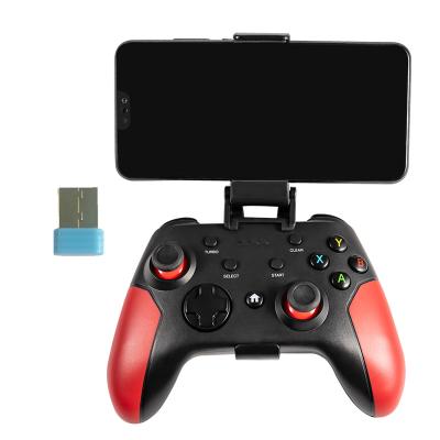 China With Phone Holder USB Gaming Wireless Gamepad Controller for PC/Laptop Computer (Windows XP/7/8/10) & PS3 & Android & Steam (Black) for sale