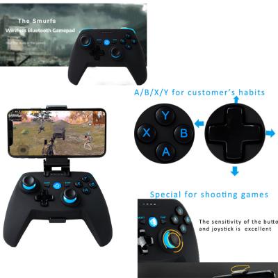 China With Wireless Phone Holder X1S Game Controller Color Joystick For PS 4 For X Box One Gamepad Switch Mobile Console Game Controller Phone Holder for sale