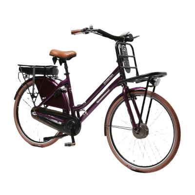 China Cargo and City 700C Electric Bike Aluminum Alloy 250W Electric Cykle for sale