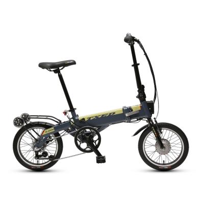 China 16 Inch Mini Electric Foldable Bike Electric Folding Bike Aluminum Alloy for sale