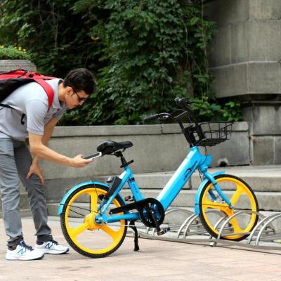 China Aluminum Alloy Electric Bike Share Bike System Electric Public City Bicycle for sale