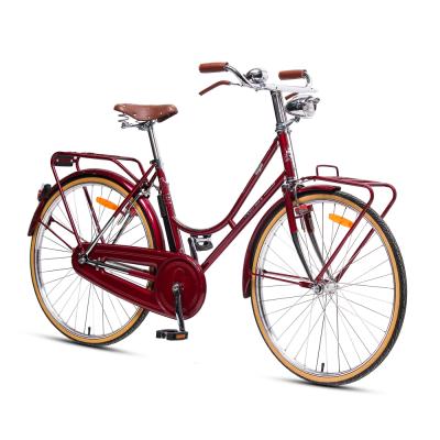 China Racing Retro Fashion Lady 26 Inch City Bike Adult Bicycle for sale