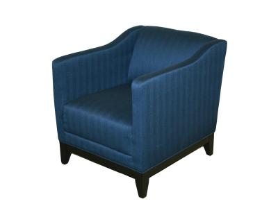 China Modern Chesterfield SOFA Hotel Furniture Blue Sofa Fabric Chair Leather Lounge Chair for sale