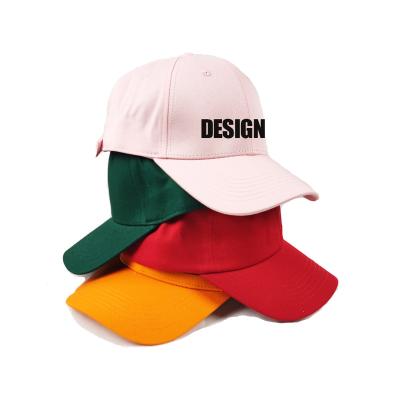 China 6 Panel Cotton Fabric JOINT High Quality Curved Brim Baseball Hat Caps for sale