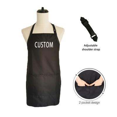 China Beauty Barber Shop Hairdresser Bib With Pocket Waterproof Hair Styling Salon Apron Custom for sale