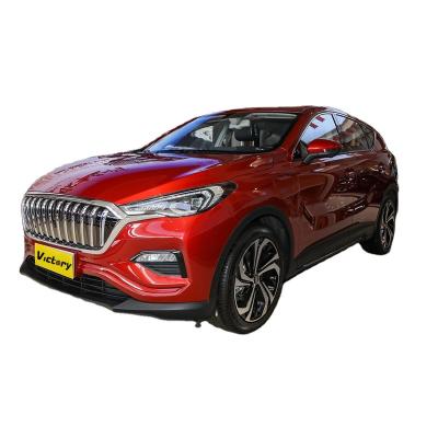 China Hongqi E-hs3 Leather Red Electric Vehicle Hongqi Used Car 2019 407km 5 Seat Suv for sale