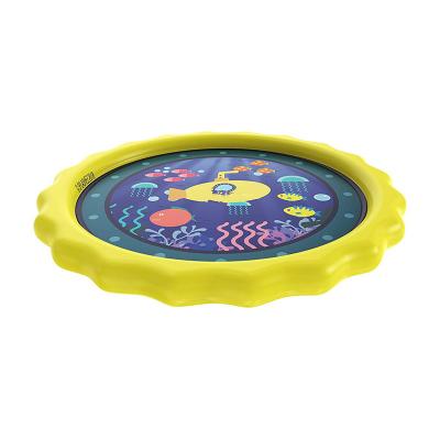 China PVC; NON-PHTHALATE PVC Comply with EN71 or ASTM Standards Airflow Splash Play Mat Toy Inflatable Outdoor Sprinkler Pad for Toddlers, Boys, Girls and Infants Kids of children for sale