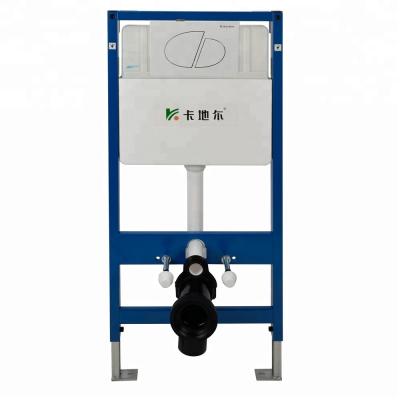 China Manual Operation Concealed Cistern Slim Hidden Cistern For Wall Hung Toilet for sale