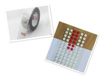 China Custom Color Change Water Indicator Sticker / Water Sensitive Label ISO9001 2000 for sale