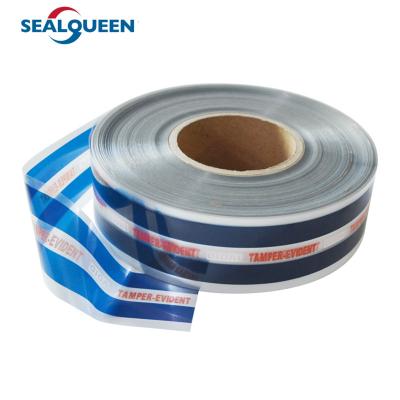 China Level 4 Hot Melt Seal Tape Void Tamper Evident Security Tape For Courier Bag for sale