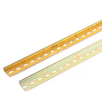 China Steel Guide Rail Rail Color-Plated Cheap Zinc Manufacturer Din Rails for sale