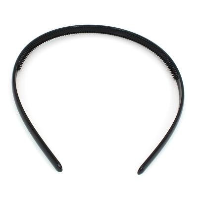 China Ladies Hair Accessories Round Headband Plastic Hair Circle, PC Hair Band For Female for sale