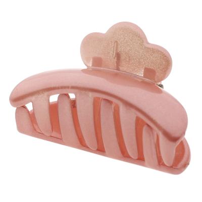 China High Quality Pink Plastic Decoration Hair Claw Clips For Girls for sale