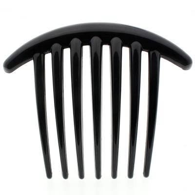 China Decoration BSCI Factory Audit Flexible Plastic Black Hair Comb for sale