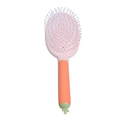 China Durable Carrot Shape Daily Hair Comb Cute Air Cushion Comb Curly Hair Brushes for sale