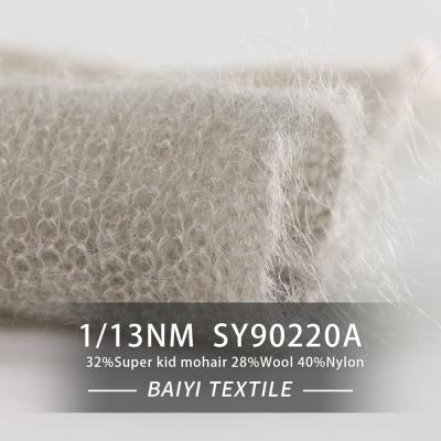 Китай Эластичная функция пряжи шерстей 1/13NM Mohair ребенк Multi для игрушек плюша продается