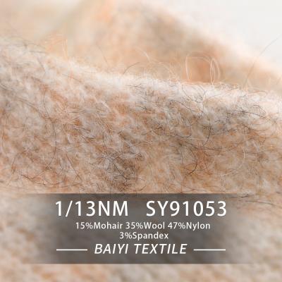 China Xailes misturados Chunky Mohair Yarn, angorá de 1/13NM anti Pilling e fio de lãs à venda