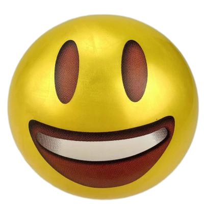 China Cheap Eco - Friendly Pvc Smile Face Inflatable Ball For Kids for sale