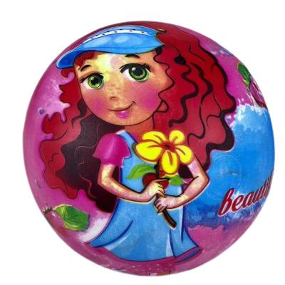 China Eco-friendly Cartoon Style PVC Inflatable Beach Ball for sale