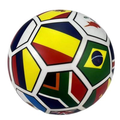 China Eco - Friendly PVC Inflatable Toy Ball Printed With National Flags Of Various Countries for sale