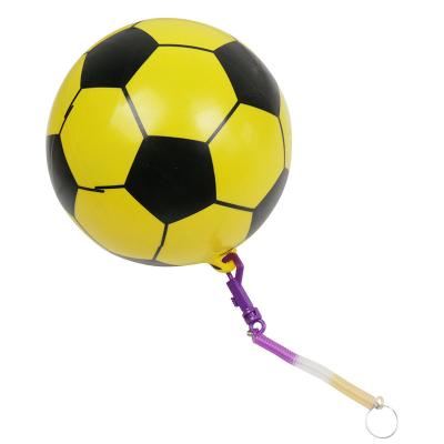 China Custom Promotional PVC Plastic Sports Inflatable Toy Football Eco - Friendly With Chain for sale