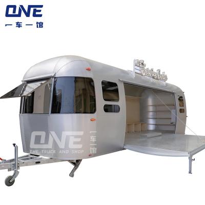 China Modern Towable Carting Trailer camper van hot dog/ice cream cart truck catering restaurant equipment mobile food truck food trailers fully equipped for sale