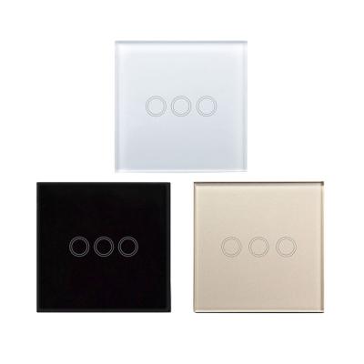 China Home Appliance Night Light Waterproof 3 Buttons Sticker Touch Wireless Switch Freely For Light for sale