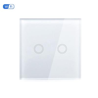 China Gnag Tuya High Quality Smart Life Switch 2 Touch Wall Smart Home System EU USA Smart Wifi Life Switch for sale