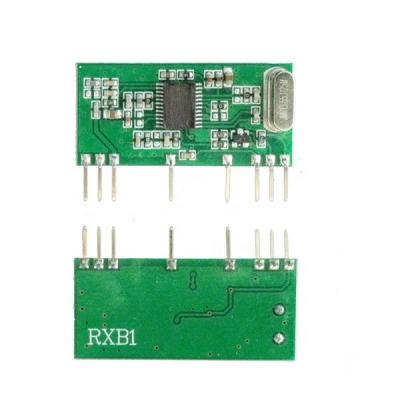 China 8pin High Sensitivity FSK RF Universal Receiver Module AB-RXB1 Superheterodyne For Door for sale