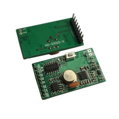 China hcs301 rollover universal superheterodyne code rf receiver module with decoder for sale