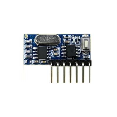 China AB-RXB13-X Universal Small Size 7 Channel 433 MHz 4 Wireless RF Terminals Decode Receiver Module With Antenna for sale