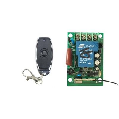 China AC 220V 30A 1CH RF 433MHz Wireless Garage Door Remote Control Switch Module Learning Code Relay for sale