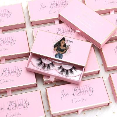 China 25-30 Times Mink Eyelashes 3d Sample Mink Eyelash Free Seller Customized Boxes Lashbox Packaging With Wholesale Mink Eyelashes for sale