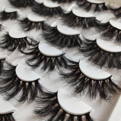 China 25-30 2021 New Arrival 25mm Mink Lashes Logo 3D Mink Eyelashes Customized Times Eyelash Packaging Case Cruelty Free Vendor Customized Boxes for sale