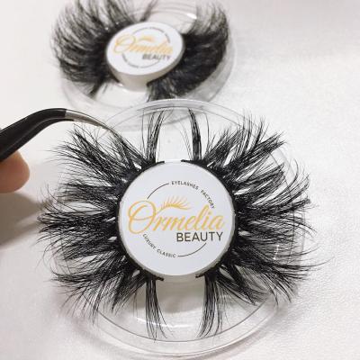 China Deep 25mm 3d Mink Lashes With Magnetic Box Lashes 100% Real Mink Lashes 25mm Siberian Private Label Eye Lashes for sale