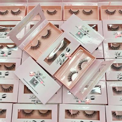 China 25-30 Times Wholesale Brand 3d Mink Lashes MIAMI Handmade Soft False Eyelashes Custom Soft 3d Mink Lashes Free Sample Mink Lashes for sale