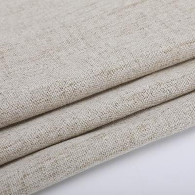 China Various Heavyweight IFR Curtain Flame Retardant Promotional Imitation Canvas Sheer Fabric For Hotel for sale