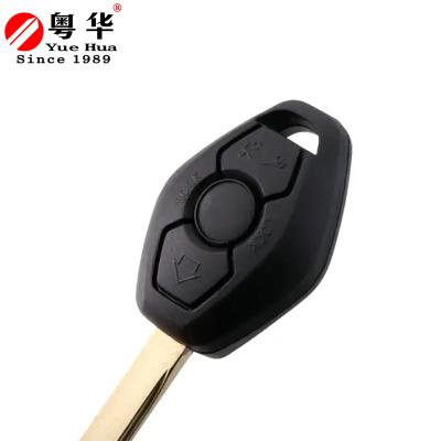 China ABS+Metal 3 Buttons HU92 Blade Car Key Case FOB Cover For BMW E38 E39 E46 E60 E61 E63 E64 E81 Remote Key Shell for sale