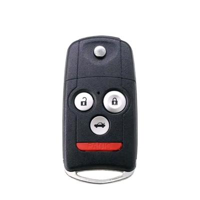 China ABS+Metal Key Case Smart Shell For Honda Acura MDX Cheap Entry Smart Keyless Car Key Case 3+1 Buttons Acura 2007-2013 RDX 2008-2019 Auto Parts for sale