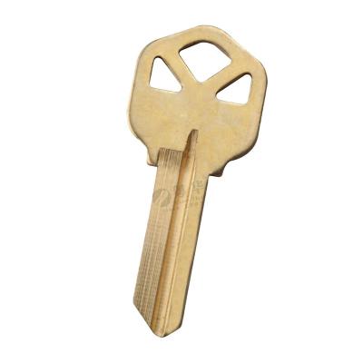 China White Brass Key Manufacturers Locksmith Tools KW1 Free Sample Custom House Brass Mute Keys For Key Cutting Machine for sale