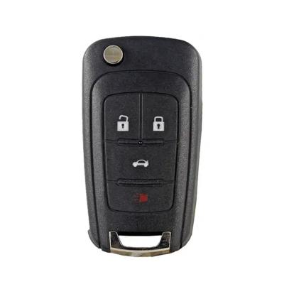 China For Chevrolet 4 Buttons Remote Key Flip Smart Car Key Fob Cover For Chevrolet Cruze Camaro Verano Encore Sonic Terrain Malibu Impala Equinox for sale