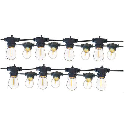 China Traditional Waterproof IP65 E27 Outdoor Garland Lighting Chain Rope Light For Balcony for sale