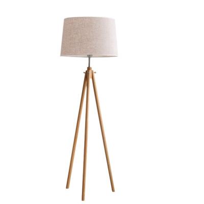 China Modern Nordic Home Wooden Floor Light Decoration Floor Lamp Wooden Standing Lamp for sale