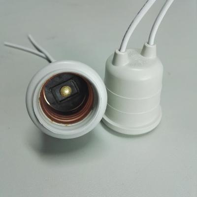 China E27 Plastic Waterproof Holder, Water Proof Lamp Socket, E27 Lamp Socket Screw Lamp Holder for sale