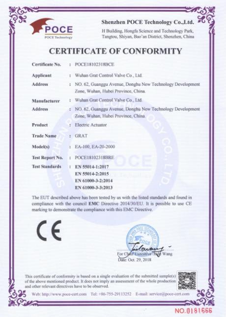 EMC - Wuhan Grat Control Valve Co., Ltd.