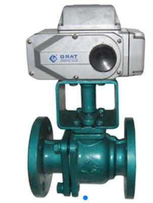 China Anti Corrosion Fluorine Electric Ball Valve Dn15 - Dn250 Electric Motorized Ball Valve for sale