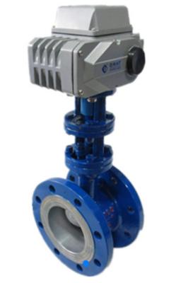 China Triple Eccentric Electric Actuated Butterfly Valve Mid Pressure Auto Sealed for sale